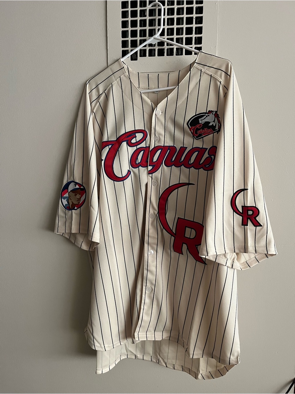 Roberto Clemente Criollos De Caguas Puerto Rico Baseball Jersey